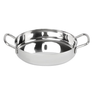 Edelstahlplatte Tischpräsentation 150 mm - Gastronoble