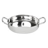 Edelstahlplatte Tischpräsentation 150 mm - Gastronoble