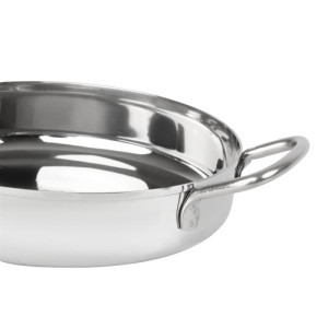 Edelstahlplatte Tischpräsentation 150 mm - Gastronoble