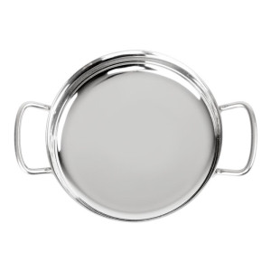 Edelstahlplatte Tischpräsentation 150 mm - Gastronoble