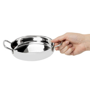 Edelstahlplatte Tischpräsentation 150 mm - Gastronoble
