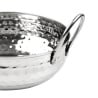 Hammered Edelstahl Kadai Platte Tischpräsentation 200 mm - Gastronoble