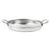 Hammered Edelstahlplatte Tischpräsentation 180mm - Gastronoble