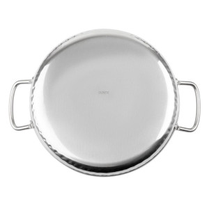 Hammered Edelstahlplatte Tischpräsentation 180mm - Gastronoble