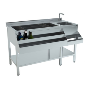 Neutral Cocktail Bar - L 1400 mm - CombiSteel