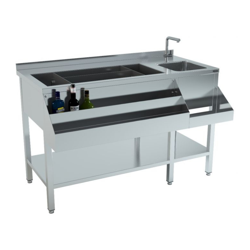 Neutral Cocktail Bar - L 1400 mm - CombiSteel Neutral Cocktail Bar - L 1400 mm - CombiSteel