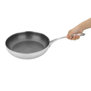 Sauteuse aus Edelstahl 24 cm - Gastronoble