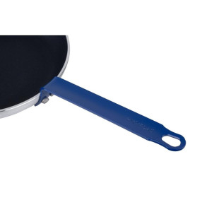 Poêle Antiadhésive en Aluminium Teflon Plus Poignée Bleue 28cm - Gastronoble