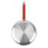 Poêle Antiadhésive Aluminium Teflon Poignée Rouge 240mm - Gastronoble
