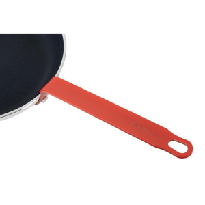 Poêle Antiadhésive Aluminium Teflon Poignée Rouge 240mm - Gastronoble