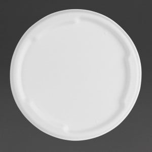 Kompostierbare Bagasse-Deckel Fiesta für Schalen 750/900 ml - Packung mit 50 - Gastronoble