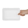 Compostable Bagasse Food Trays Fiesta 500ml - Pack of 100 - Gastronoble