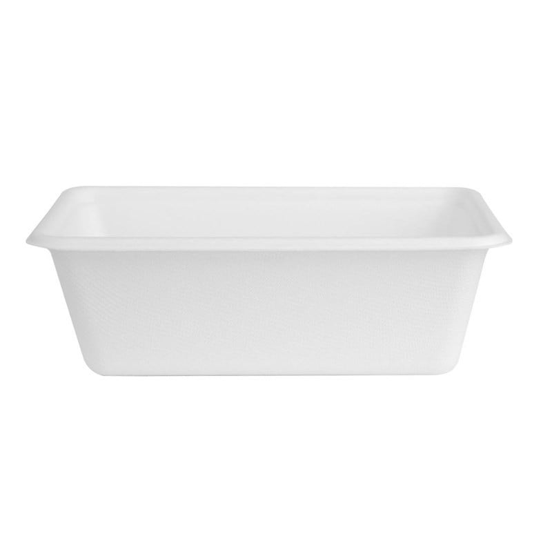 Compostable Bagasse Food Trays Fiesta 800ml - Pack of 100 - Fiesta Green Compostable Bagasse Food Trays Fiesta 800ml - Pack of 100 - Fiesta Green