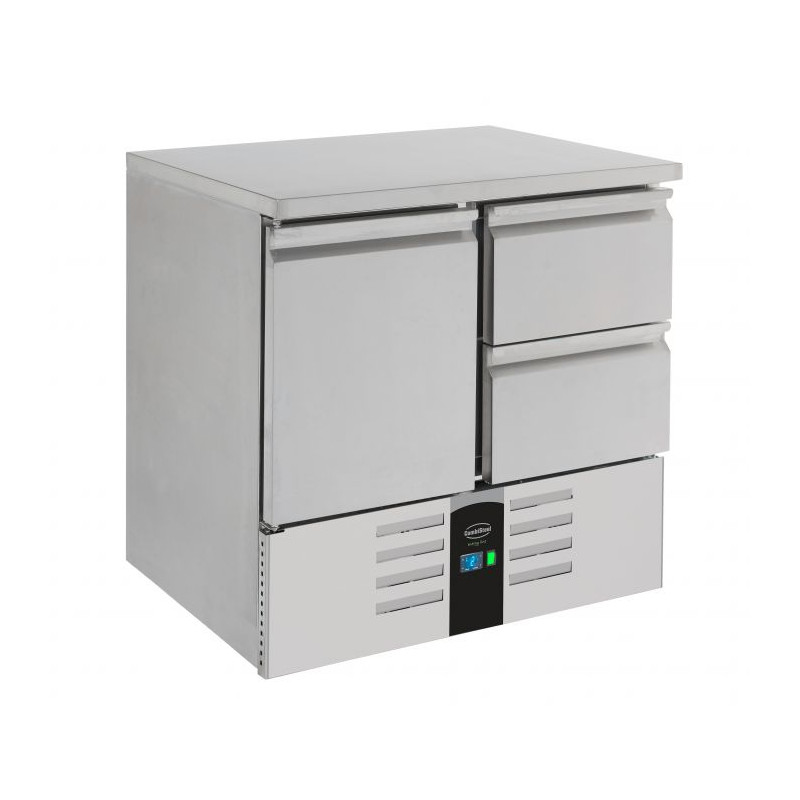 Table Réfrigérée Positive à 1 Porte et 2 Tiroirs - 257 L - CombiSteel