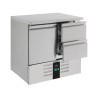 Table Réfrigérée Positive à 1 Porte et 2 Tiroirs - 257 L - CombiSteel