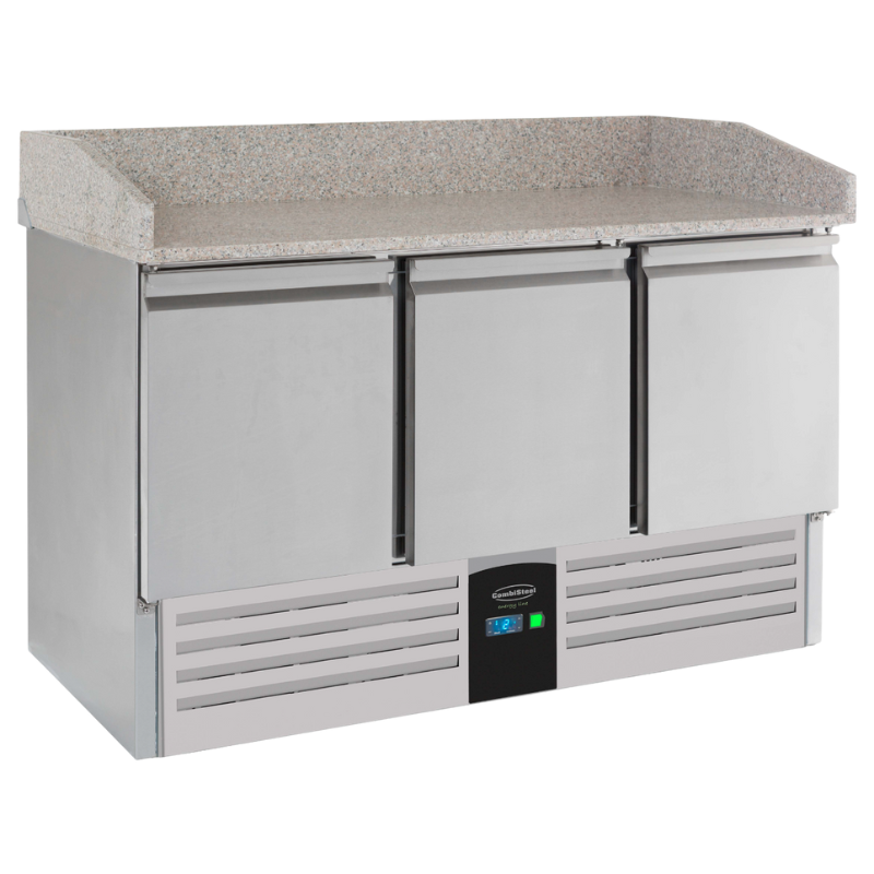 Pizza Preparation Table with 3 Doors Energy Line - 400 L Pizza Preparation Table with 3 Doors Energy Line - 400 L