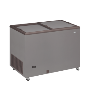 Professionelle Edelstahl-Truhe Gefrierschrank mit undurchsichtigem Deckel - 400 L