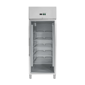 Positive Glass Door Refrigerated Cabinet 650 L Ventilated Cooling