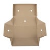 Boîtes Burger Rectangulaires Pliantes - Lot de 100 - Fiesta Green