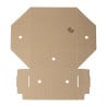 Boîtes Burger Rectangulaires Pliantes - Lot de 100 - Fiesta Green