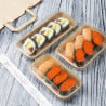 Recycelbare Sushi-Schalen 220 x 90 mm - Packung mit 300 - Fiesta Green