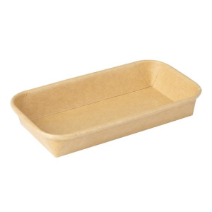 Barquettes à Sushi Recyclable 255 x 181 mm - Lot de 300 - Fiesta Green