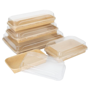 Couvercles pour Barquettes à Sushi PET No. 11 - Lot de 300