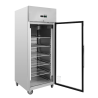 Positive Glas-Kühlschrank 650 L Umluftkühlung