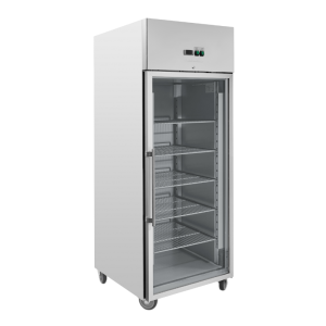 Positive Glas-Kühlschrank 650 L Umluftkühlung