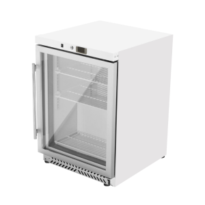 Mini-Kühlschrank mit Glastür 170 L 0/+8 °C - Dynasteel