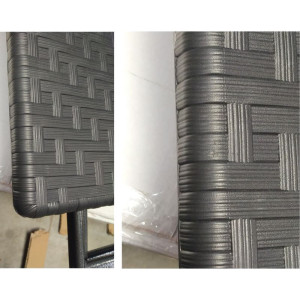 Table Pliante Carrée Noire - 62 x 62 cm - Bolero