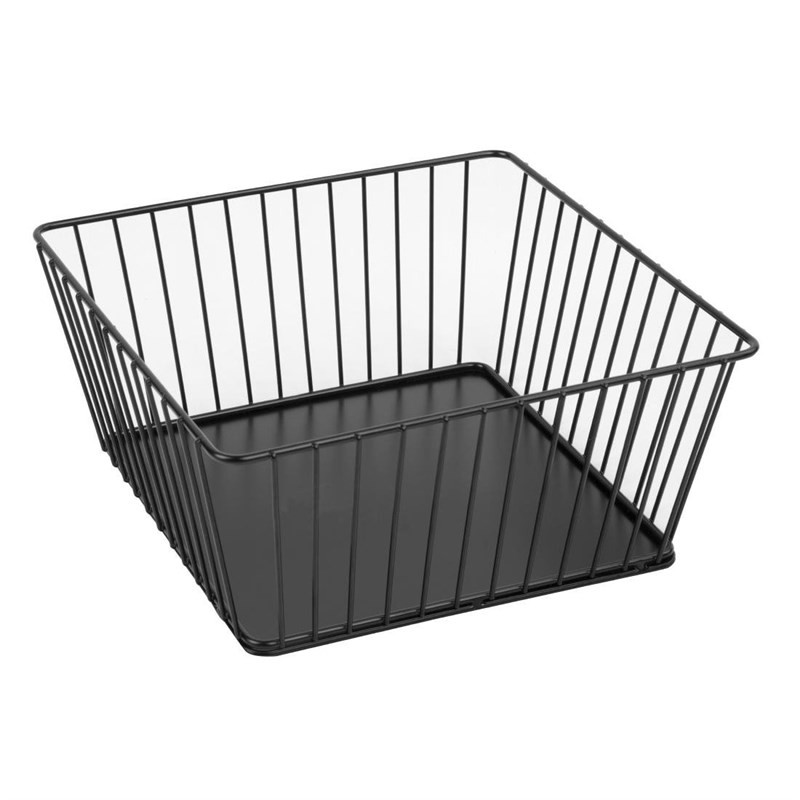 Metal Square Basket 230 x 230 mm - Olympia