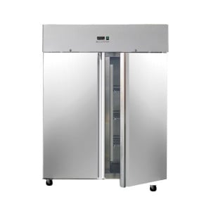 Edelstahl-Kühlschrank Positiv GN 2/1 - 1400 L - Dynasteel