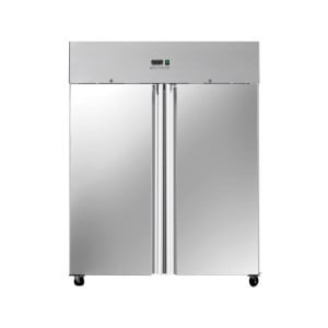 Edelstahl-Kühlschrank Positiv GN 2/1 - 1400 L - Dynasteel