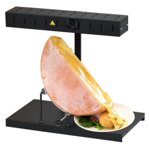 Pack Raclette-Geräte Alpage Basalte und Messer- Tellier