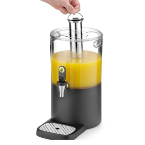 Fruchtsaftbrunnen UNIQ 4 L - Schwarz - HENDI