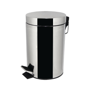 Mülleimer mit Pedal aus Edelstahl - 3L - FourniResto