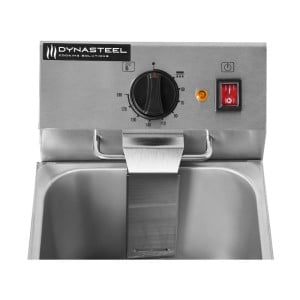 Professionelle Fritteuse 8 L mit Ablass - Dynasteel