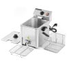 Professional Deep Fryer 8 L with Drain - Dynasteel