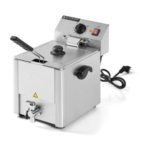 Professional Deep Fryer 8 L with Drain - Dynasteel