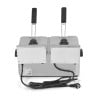 Professionelle Fritteuse 2 x 4 L - Dynasteel