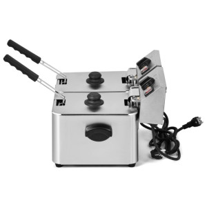 Professionelle Fritteuse 2 x 4 L - Dynasteel