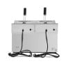 Friteuse Professionnelle Premium 2 x 8 L avec Vidange - Dynasteel