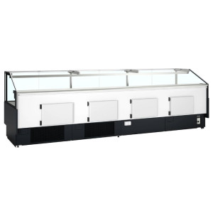 Schwarzer Supermarkt-Kühlschrank - 947 L - TEFCOLD