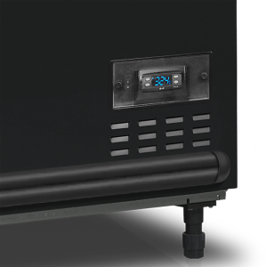 Kühlschrank Gefrierschrank Gebogenes Glasdeckel - Schwarz - 500 L - TEFCOLD