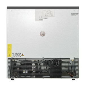 Arrière-Bar Réfrigéré 2 Portes Vitrées - Intérieur Noir Dynasteel