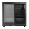 Refrigerated Back Bar 212 L 2 Sliding Doors Black