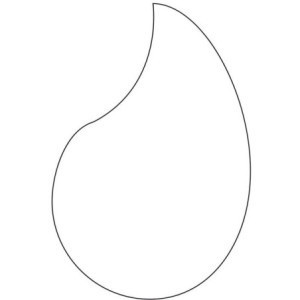 Polymerschneider Komma - 90 x 58 mm - Matfer