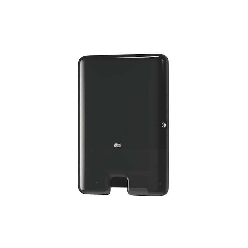 Spender für schwarze Tork Xpress® Interfold-Handtücher | Elevation-Serie