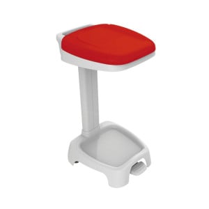 Support for Garbage Bag with Red Lid - 120 L - Gilac